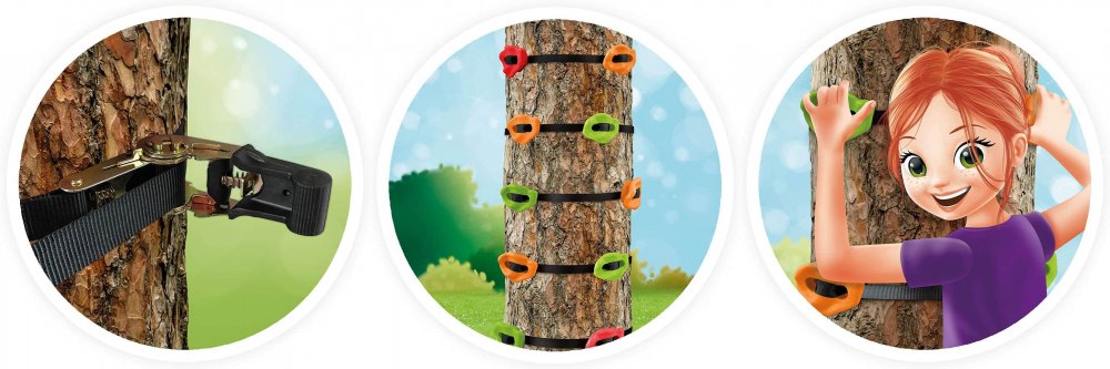 Stupačky na lezenie po stromoch pre deti