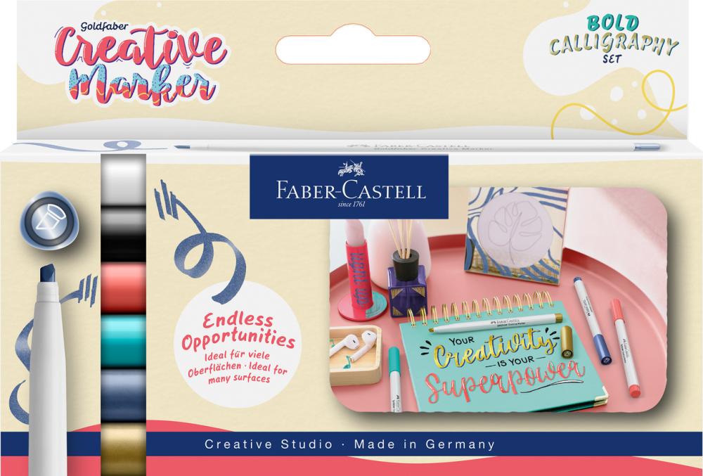 Kaligrafické popisovače Goldfaber Creative