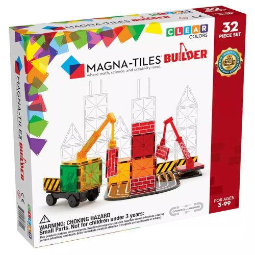 Magnetická stavebnica Magna Tiles Builder 32 dielov