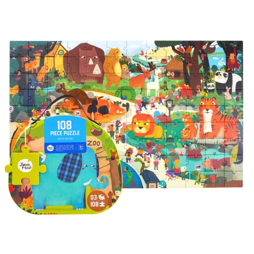 Puzzle Den v ZOO 108 dílků
