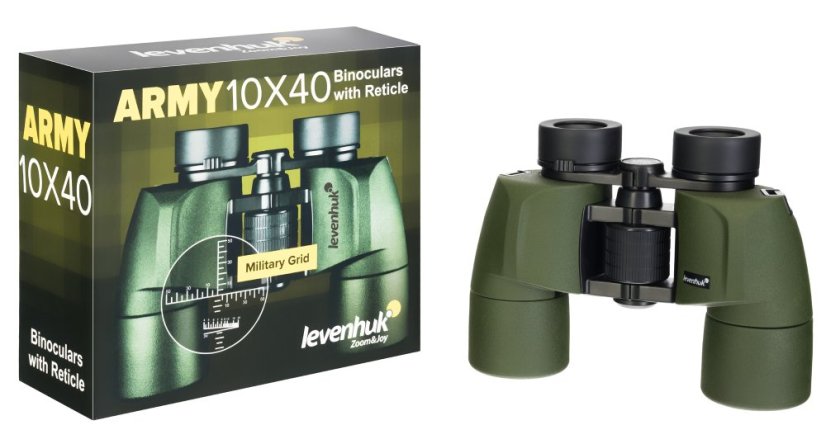 Dalekohled Army 10x40 se záměrným křížem