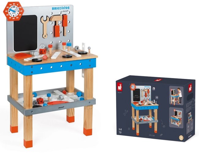 Janod BricoKids Dětská dílna s nářadím 40 ks