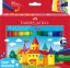 Hrubé fixky pre deti Faber-Castell Jumbo 24 farieb