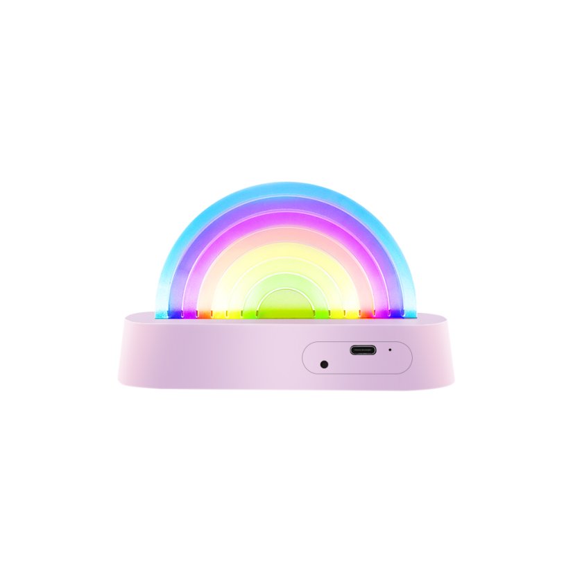 Tančící lampa Duha fialová