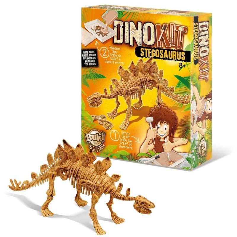 Kostra dinosaura - vykopávky dinosaurů Stegosaurus