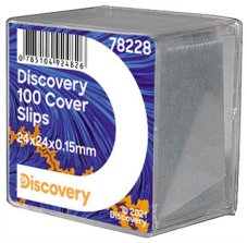 Krycie sklíčka pod mikroskop Discovery