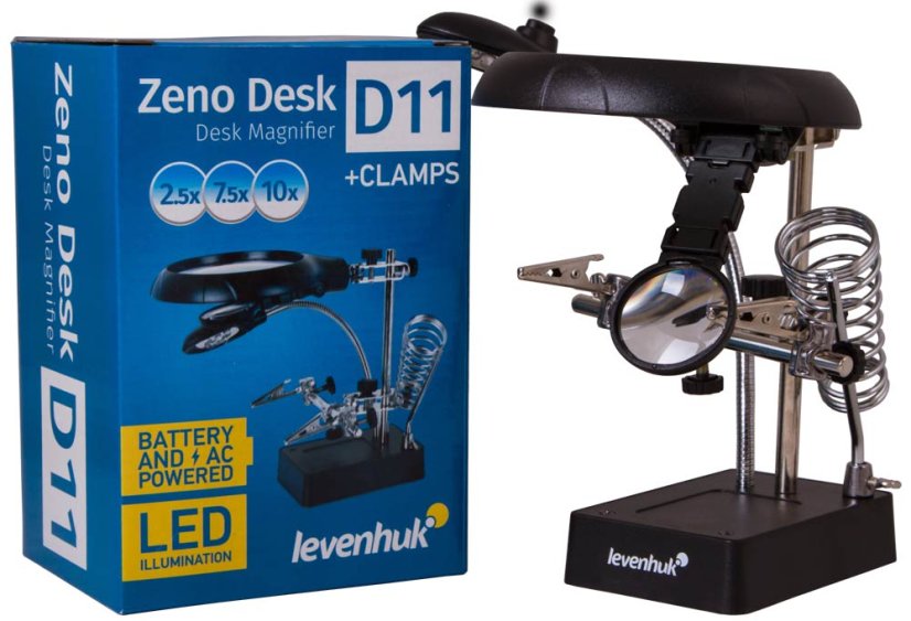 Stolní lupa s LED osvětlením Zeno Desk D11