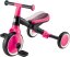 Globber dětské odrážedlo tříkolové - Learning Trike 2v1 - Fuchsia Pink