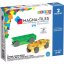 Magnetická stavebnice Magna Tiles Cars Green/Yellow - 2 diely