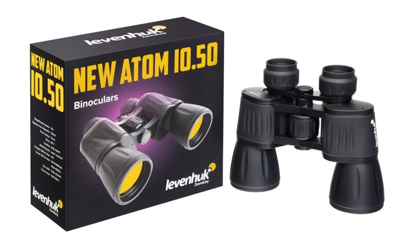 Binokulárny ďalekohľad Levenhuk New Atom 10x50