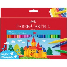 Fixky Faber-Castell Fibre-Tip 50 farieb