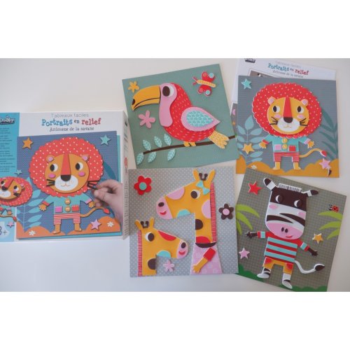 Pěnové obrázky Zvířátka ze savany