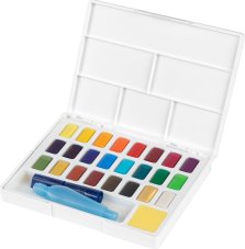 Akvarelové farby Faber-Castell  Creative Studio 24 farieb a štetec