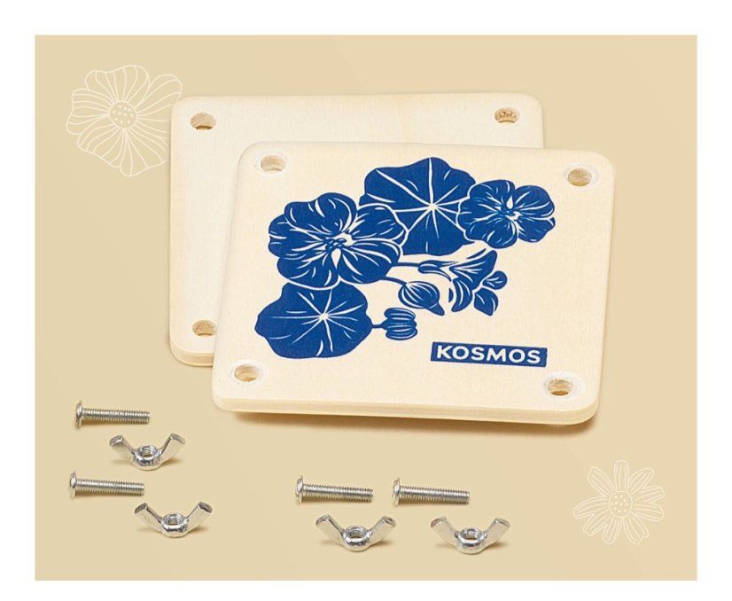 Dřevěný lis na květy