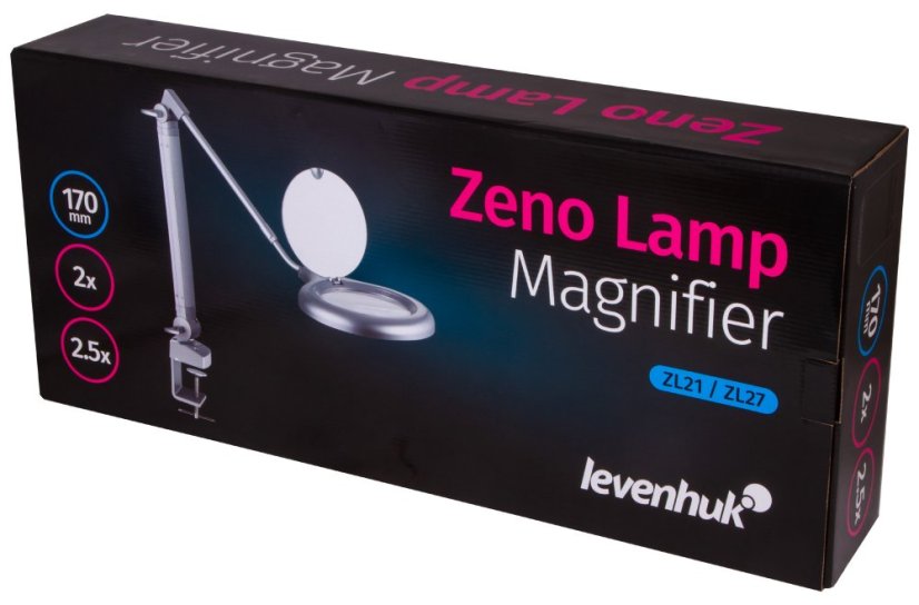 Stolová lupa s LED svetlom Zeno Lamp ZL19 LED - balenie