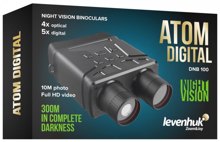 Levenhuk Atom Digital DNB100 binokulárny ďalekohľad s nočným videním