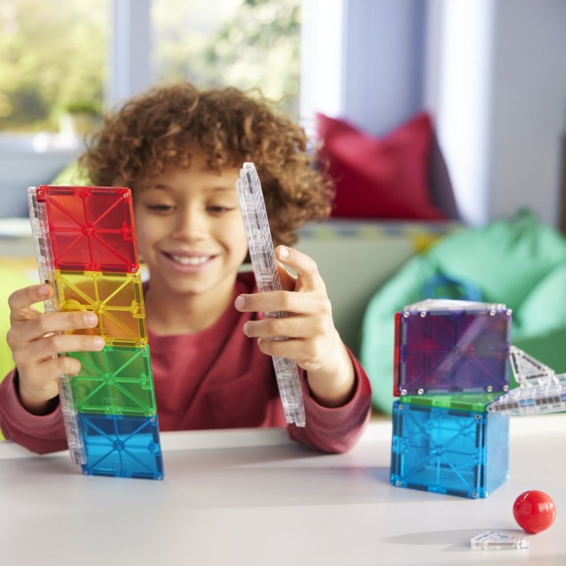 Magnetická stavebnica Magna Tiles Rail Racers 33 dielov