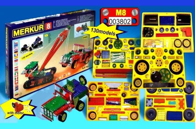 Stavebnica Merkur 8, 130 modelov