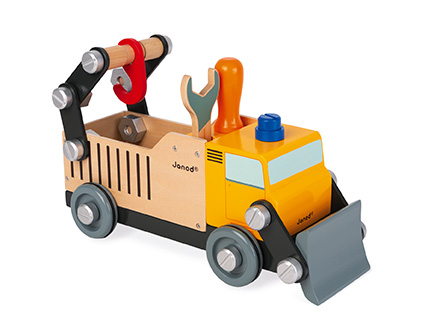 Stavebnice Dřevěné Nákladní automobil - BricoKids Janod