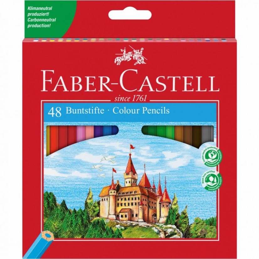 Pastelky Faber-Castell Castell set 48 farieb v papierovej krabičke