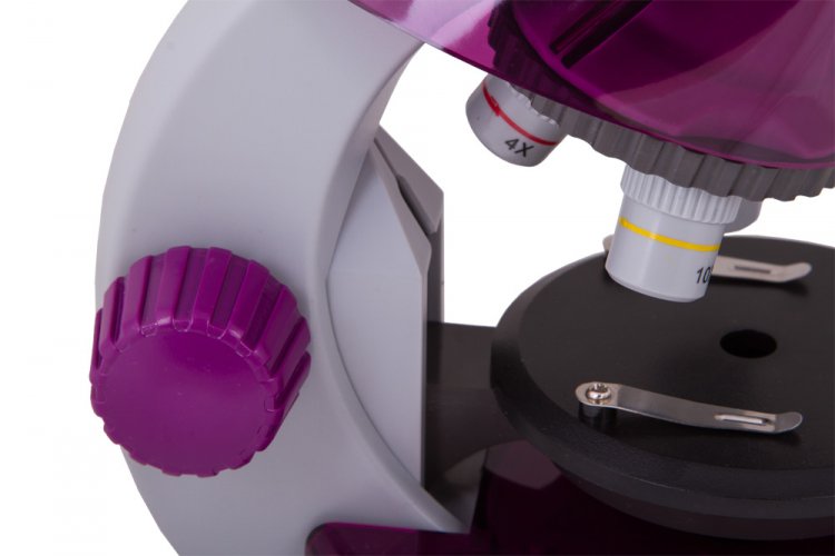 Fialový detský mikroskop - detail