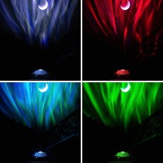 Laserový projektor nočnej oblohy - farby projekcie