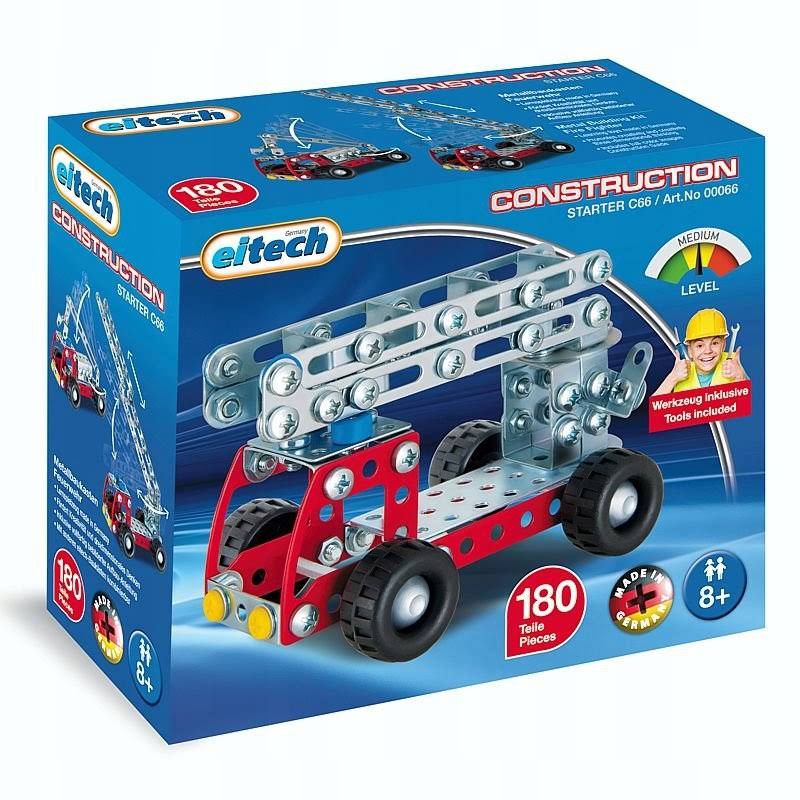 EITECH Požiarnicke auto - kovová stavebnica pre deti