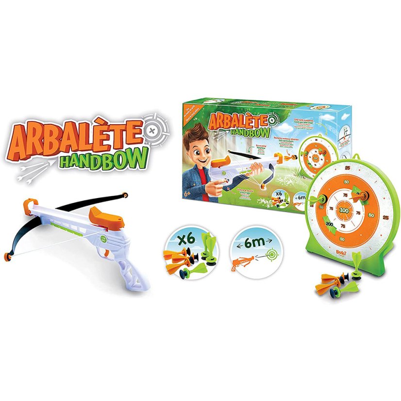 Detská kuša s terčom - obsah balenia