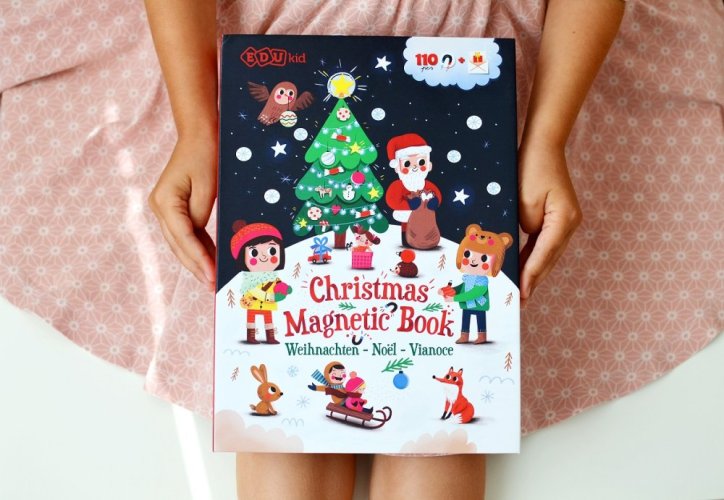 Magnetická kniha Vianoce – Christmas Magnetic Book