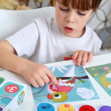 Malování prstovými barvami Domácí zvířátka