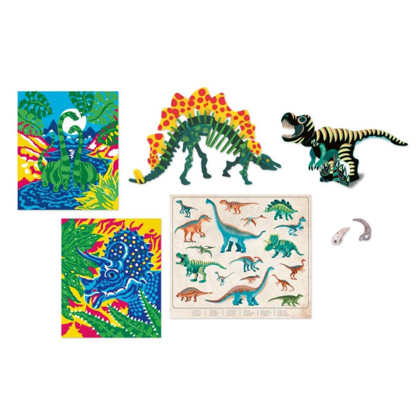 Janod Atelier XXL Kreatívna sada s aktivitami Dinosaury od 7 rokov