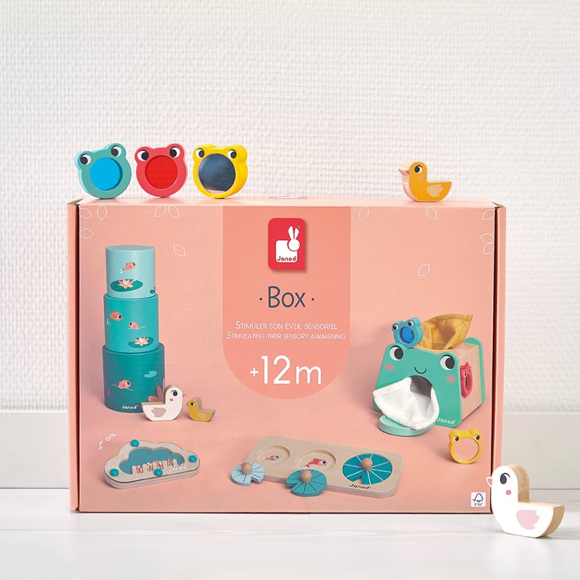 Janod Box Stimulace smyslového vnímání u dětí od 12 měsíců