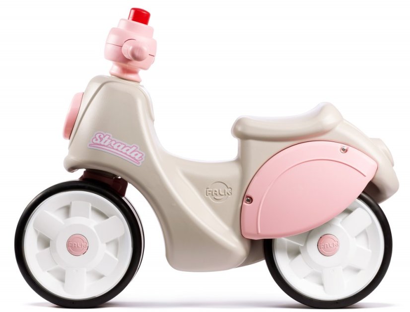 Odrážedlo Falk Retro Strada béžovo/růžové s klaksonem