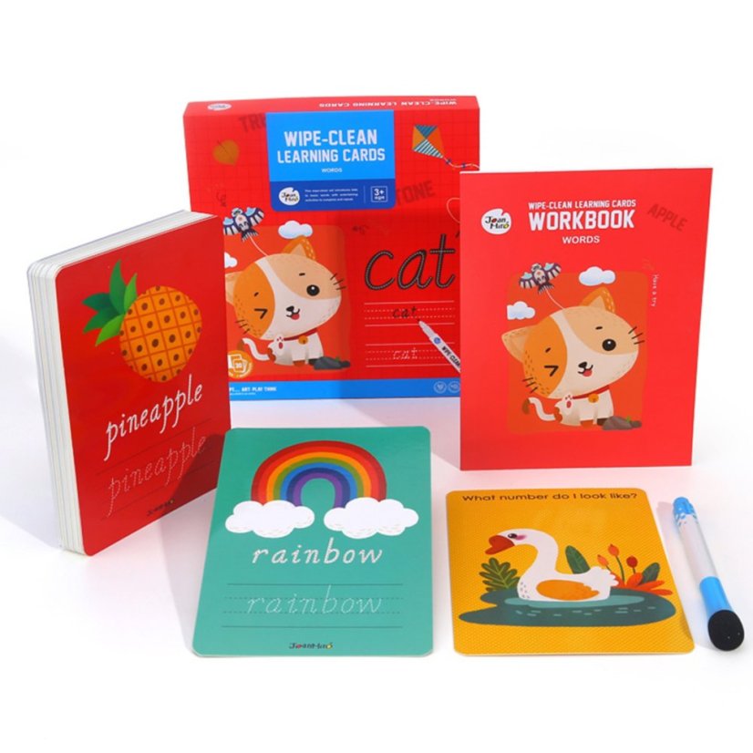 Stírací edukativní kartičky Slova ENG