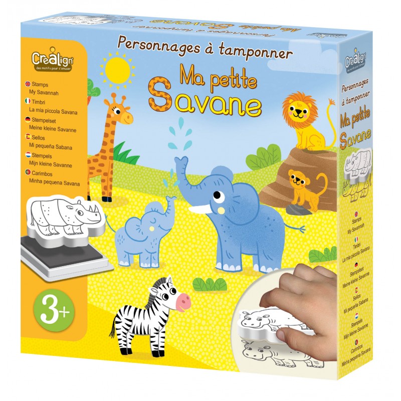 Pěnová razítka Moje savana