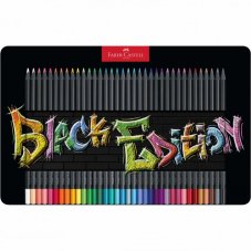 Pastelky Black Edition 36 barev v plechové krabičce