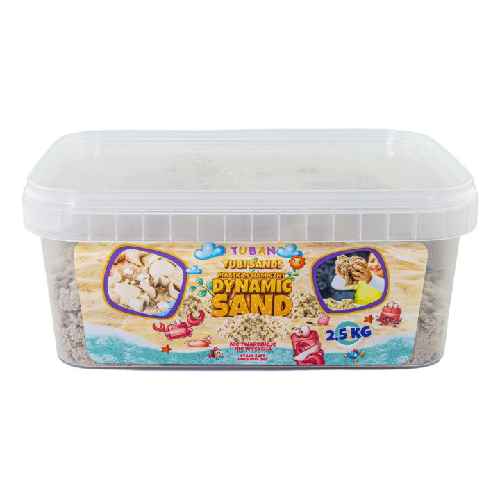 Dynamický písek Natural Box 2,5 kg - kintetikcý písek pro děti