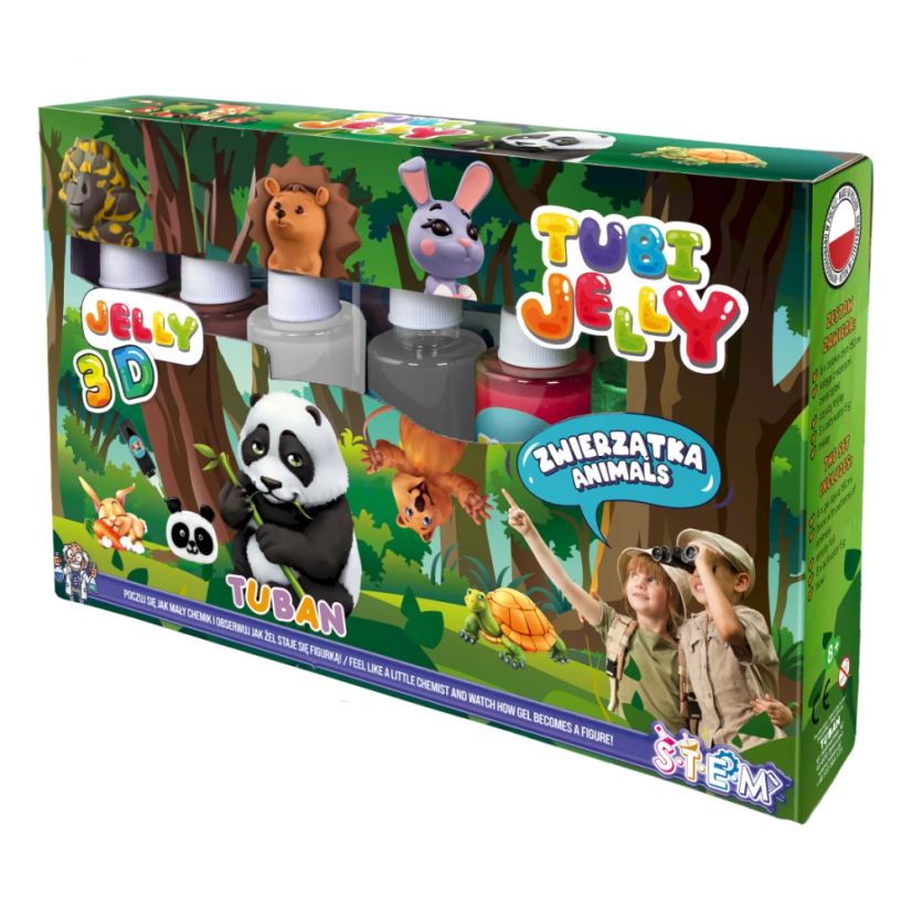 Tubi Jelly Kreatívny set XL Zvieratká