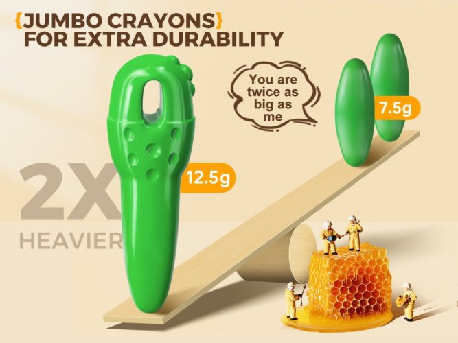 Prírodné voskovky z včelieho vosku 12 ks