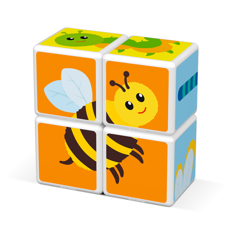 Magicube Insects - Magnetické kocky Svet Hmyzu 4 diely