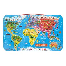 Magnetická mapa sveta ENG verzia Janod