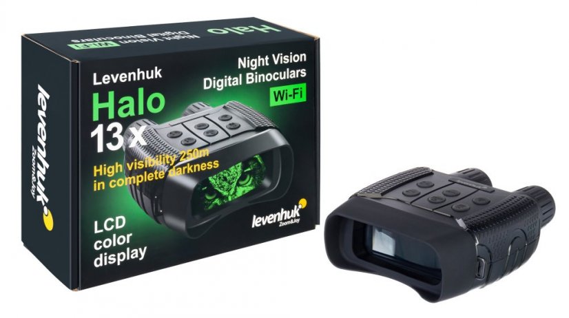 Ďalekohľad s nočným videním Levenhuk Halo 13x Wi-Fi Night Vision