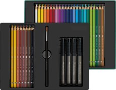 Akvarelové pastelky Faber-Castell A. Dürer a Pitt Artist Pen – sada 37 ks