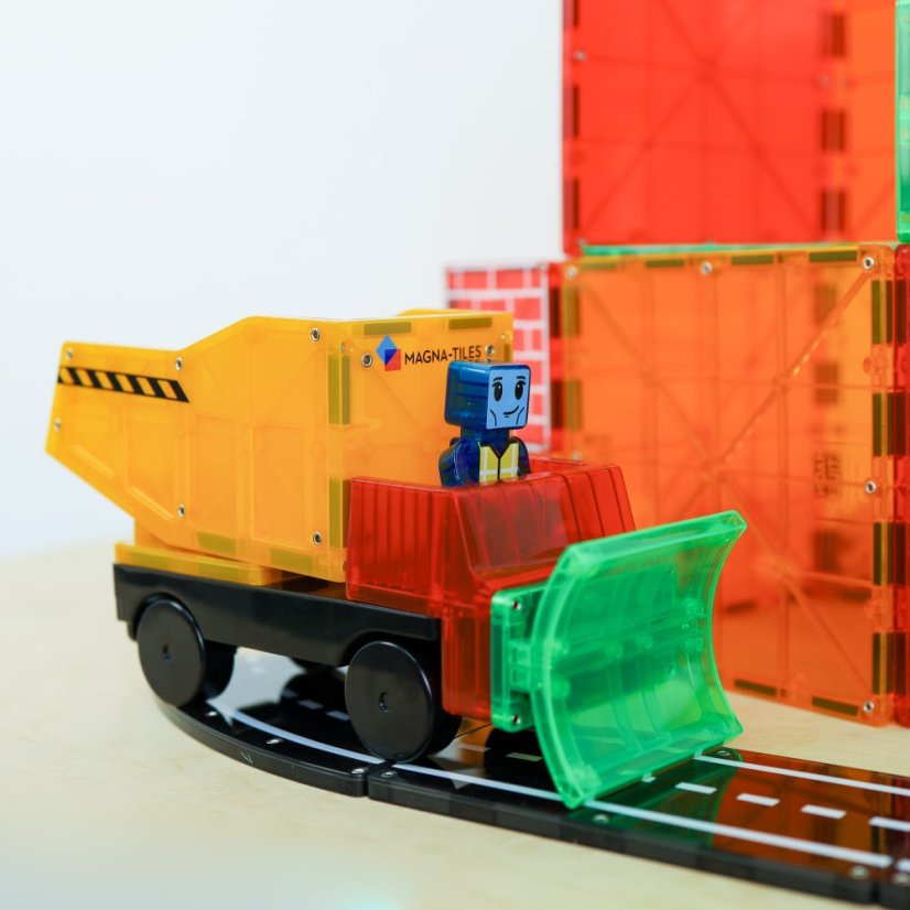 Magnetická stavebnice Magna Tiles Builder XL Trucks 50 dílů