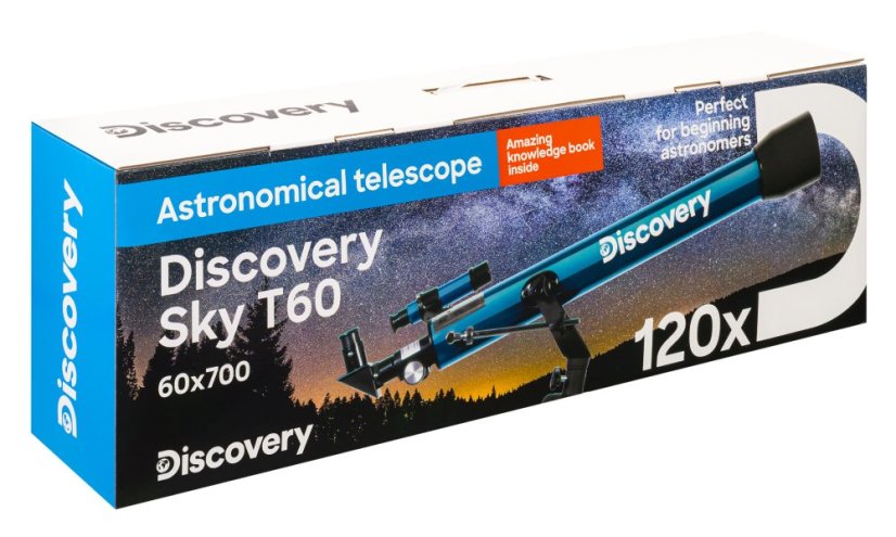 Teleskop pro začátečníky Discovery Sky T60