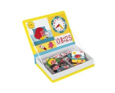 Janod Magnetibook Hodiny - Magnetická kniha pre deti
