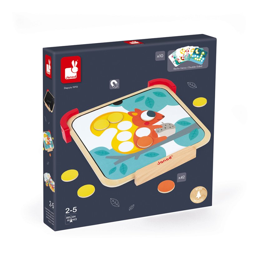 Učím se barvy - magnetická skládačka Janod