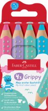 Extra hrubé pastelky pre deti od 2 rokov Grippy Pastel - 4 farby