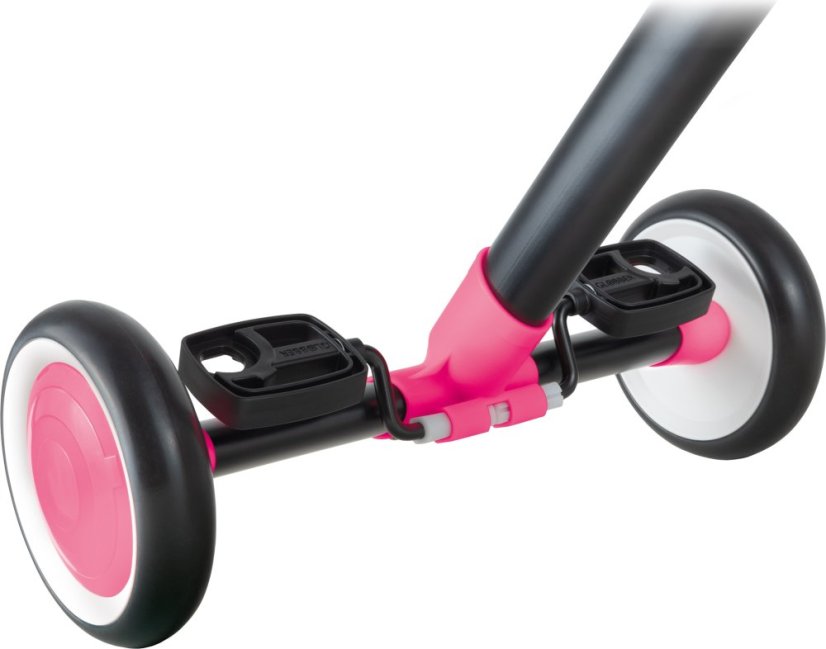 Globber dětské odrážedlo tříkolové - Learning Trike 2v1 - Fuchsia Pink