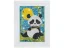 Obraz z trblietok - Panda